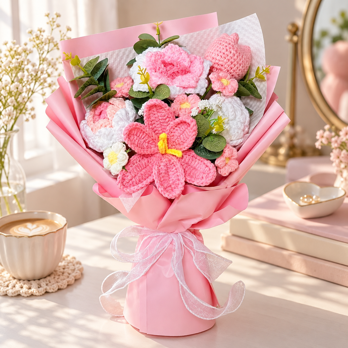 Everbloom Crochet Bouquet